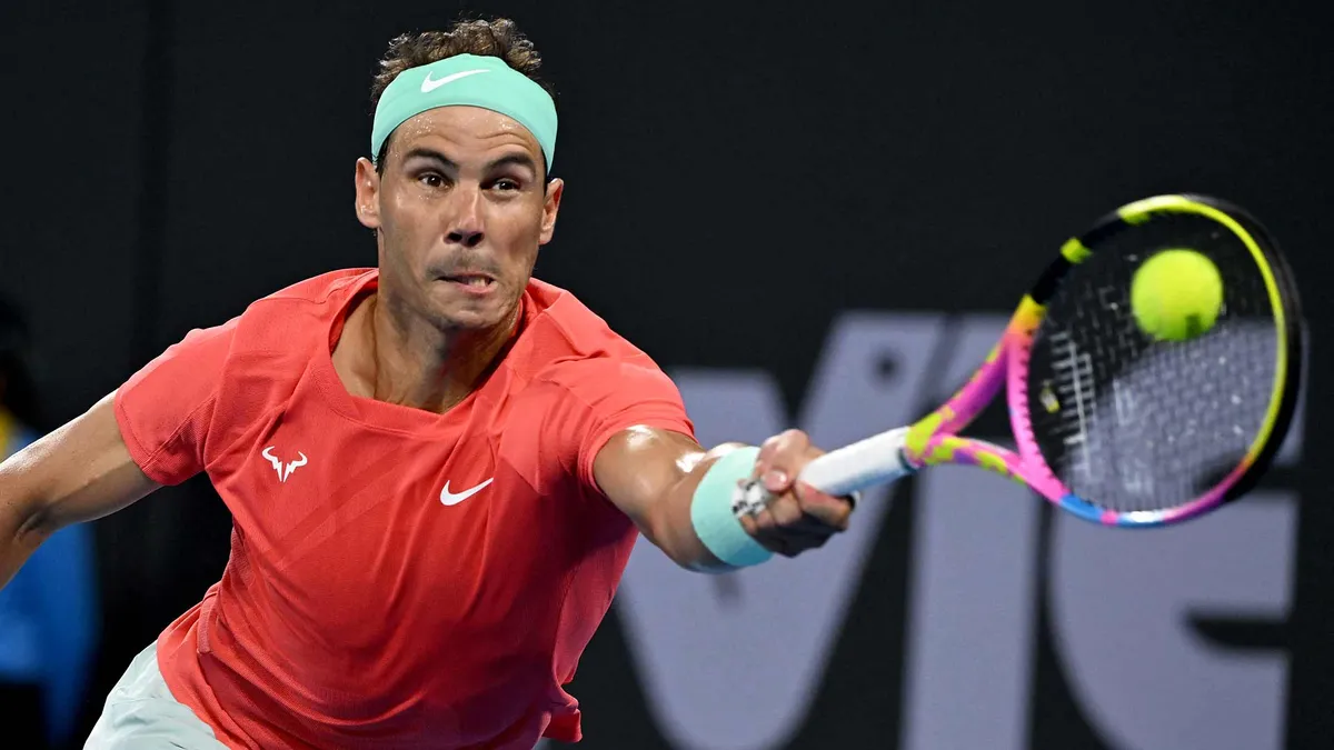 Rafael Nadal tiến vào vòng 2 giải quần vợt Brisbane International - Ảnh 2. Rafael Nadal tiến vào vòng 2 giải quần vợt Brisbane International - Ảnh 2.