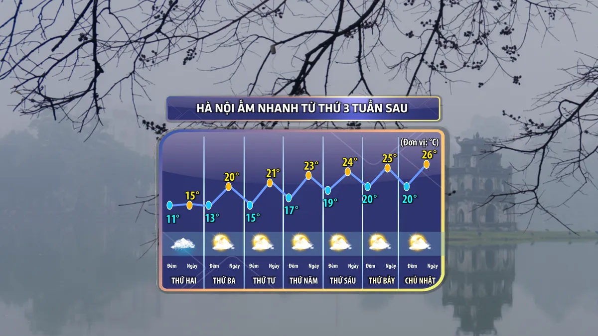 Bắc Bộ, Bắc Trung Bộ sắp kết thúc rét đậm, rét hại, tuần sau nhiều ngày nắng ấm - Ảnh 1.