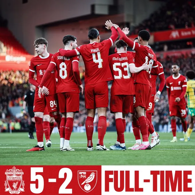 Liverpool giành chiến thắng cách biệt trước Norwich - Ảnh 1. Liverpool giành chiến thắng cách biệt trước Norwich - Ảnh 1.