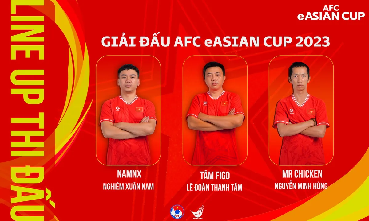 Đội tuyển eFootball Việt Nam sẵn sàng tranh tài tại eAsian Cup 2023 - Ảnh 2. Đội tuyển eFootball Việt Nam sẵn sàng tranh tài tại eAsian Cup 2023 - Ảnh 2.