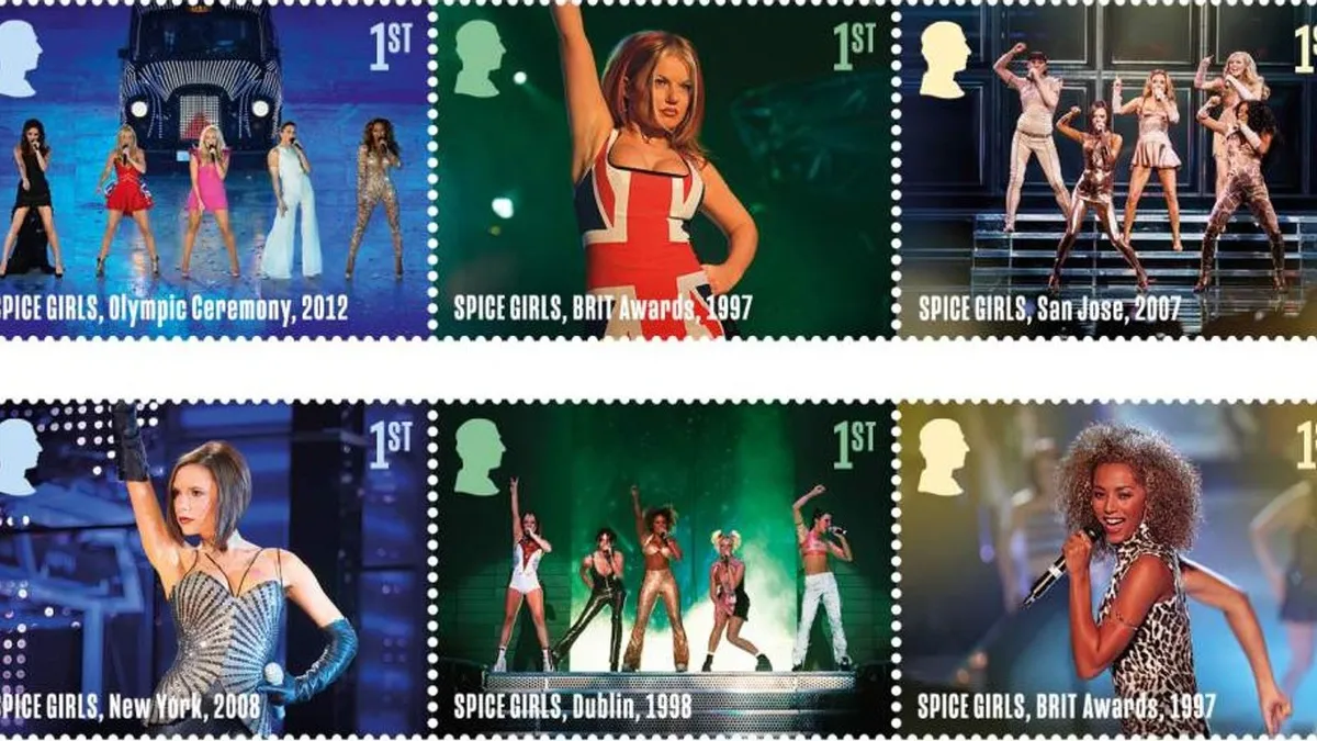 Spice Girls được vinh danh trong bộ sưu tập tem Royal Mail - Ảnh 1.