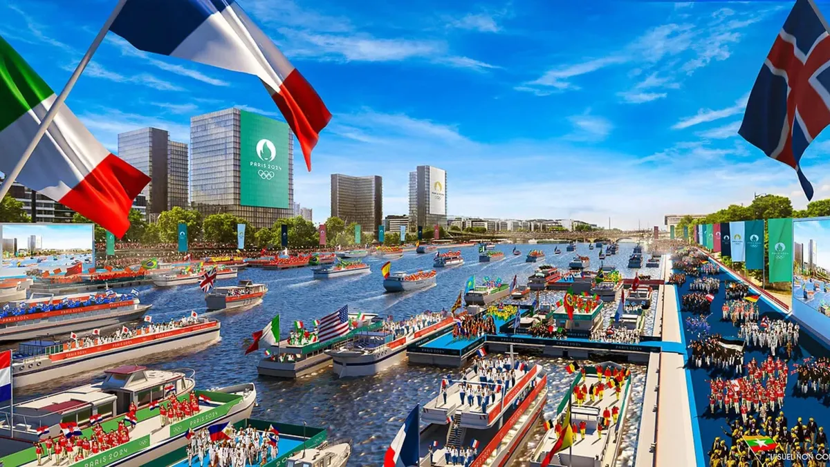 Pháp cắt giảm một nửa lượng khán giả dự lễ khai mạc Olympic 2024 - Ảnh 1. Pháp cắt giảm một nửa lượng khán giả dự lễ khai mạc Olympic 2024 - Ảnh 1.