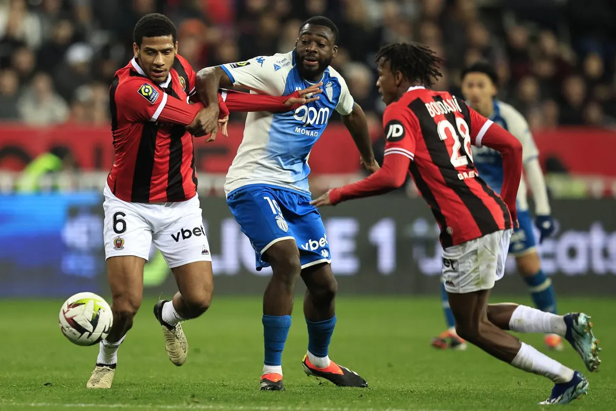 Monaco giành 3 điểm kịch tính trước Nice - Ảnh 1. Monaco giành 3 điểm kịch tính trước Nice - Ảnh 1.