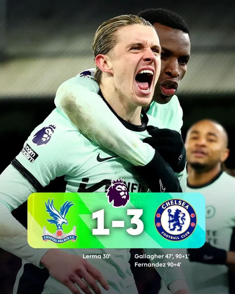 Conner Gallagher tỏa sáng, Chelsea ngược dòng kịch tính trước Crystal Palace - Ảnh 1. Conner Gallagher tỏa sáng, Chelsea ngược dòng kịch tính trước Crystal Palace - Ảnh 1.