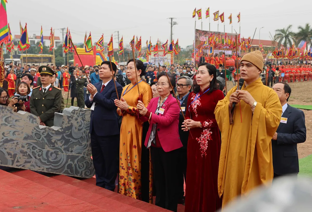 Tưng bừng khai hội Tịch điền Đọi Sơn Xuân Giáp Thìn 2024 - Ảnh 8.