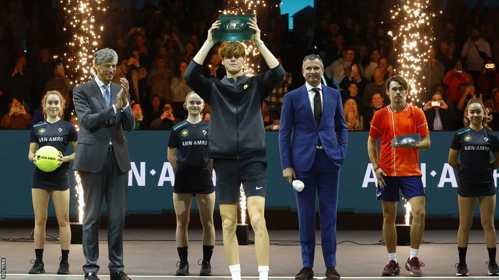 Jannik Sinner vô địch giải quần vợt Rotterdam mở rộng - Ảnh 2. Jannik Sinner vô địch giải quần vợt Rotterdam mở rộng - Ảnh 2.