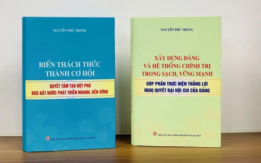 Xuất bản 2 cuốn sách của Tổng Bí thư Nguyễn Phú Trọng - Ảnh 1.