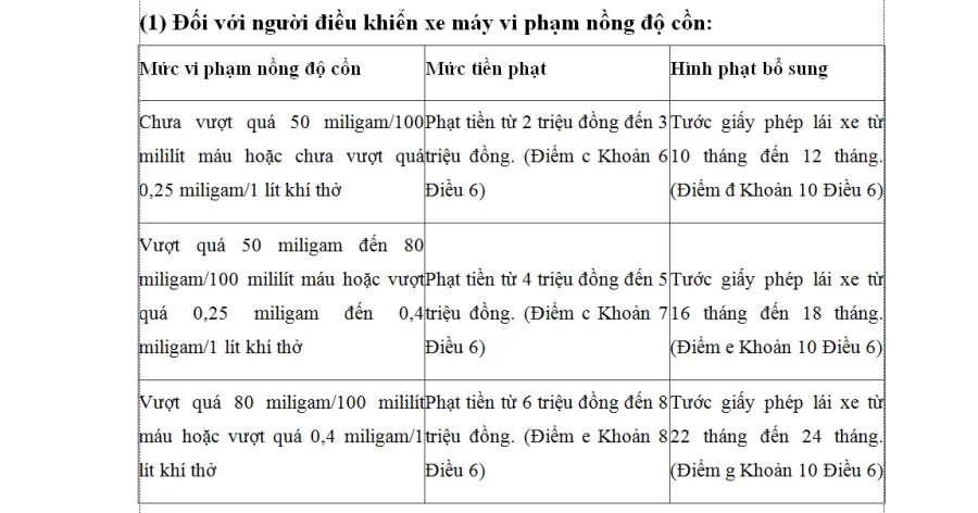 Đi xe đạp vi phạm nồng độ cồn bị xử phạt như thế nào? - Ảnh 1.