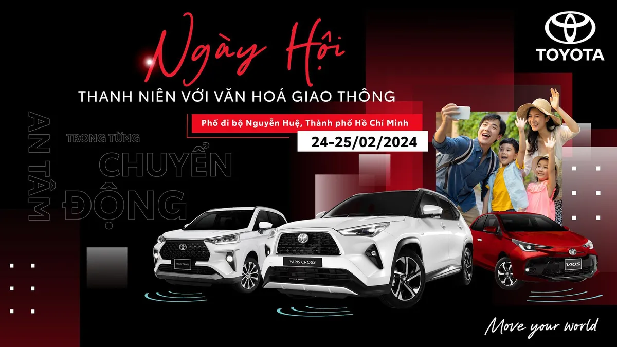 Đón 2024 cùng “Ngày hội Thanh niên với văn hóa giao thông năm 2024” của Toyota - Ảnh 1.