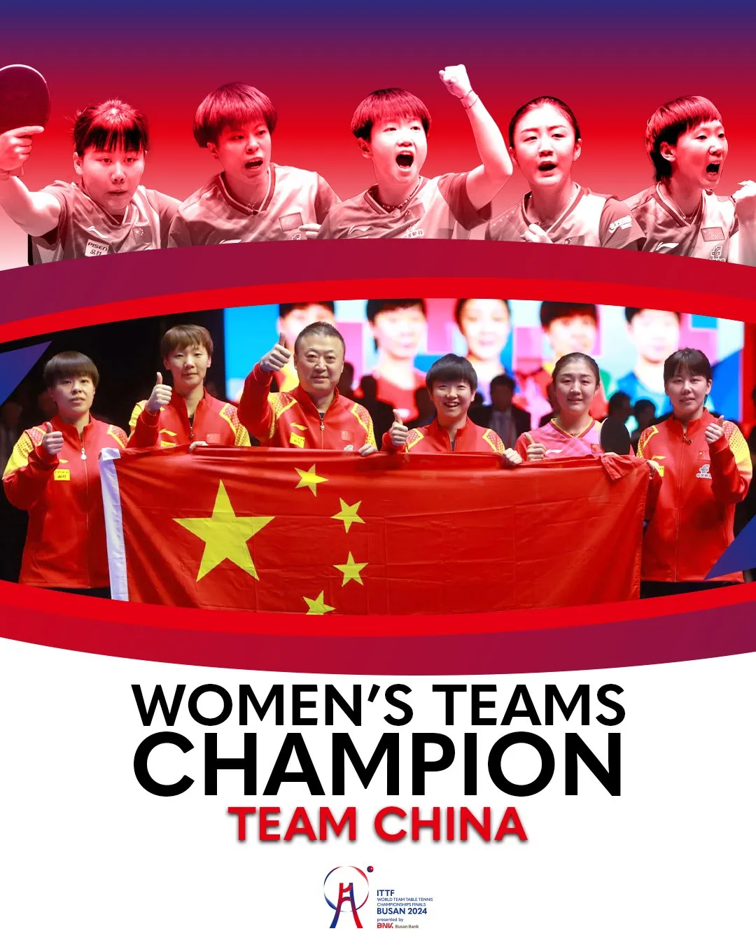 Trung Quốc v&ocirc; địch giải b&oacute;ng b&agrave;n đồng đội nữ thế giới - Ảnh 1.