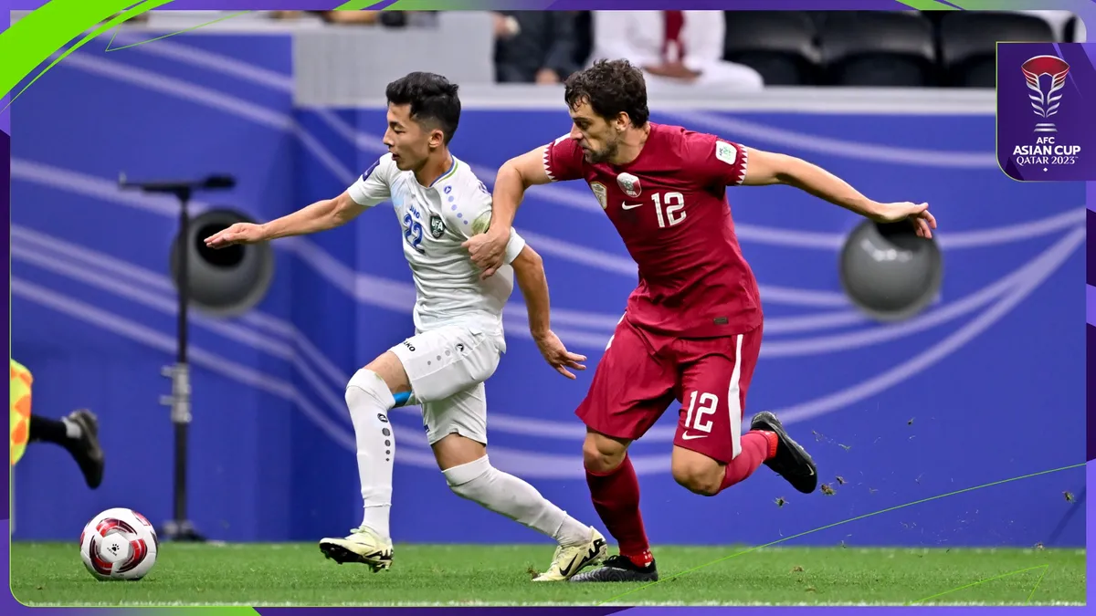 Chủ nhà Qatar giành vé vào bán kết Asian Cup kịch tính - Ảnh 1. Chủ nhà Qatar giành vé vào bán kết Asian Cup kịch tính - Ảnh 1.