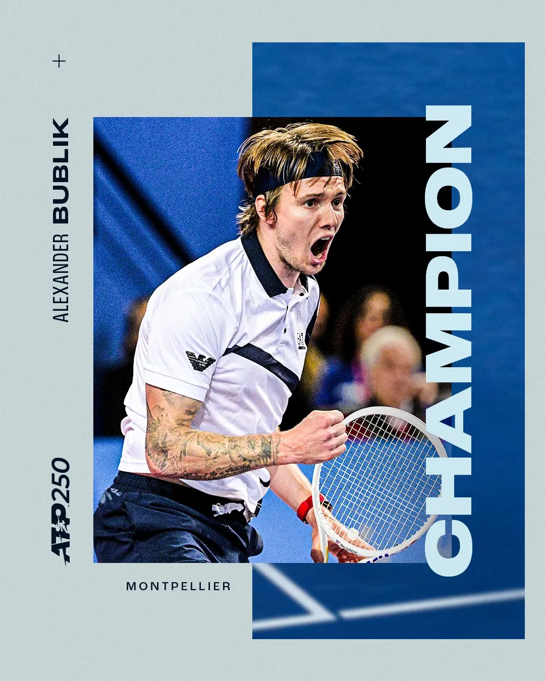 Alexander Bublik vô địch giải quần vợt Open Sud De France - Ảnh 1. Alexander Bublik vô địch giải quần vợt Open Sud De France - Ảnh 1.