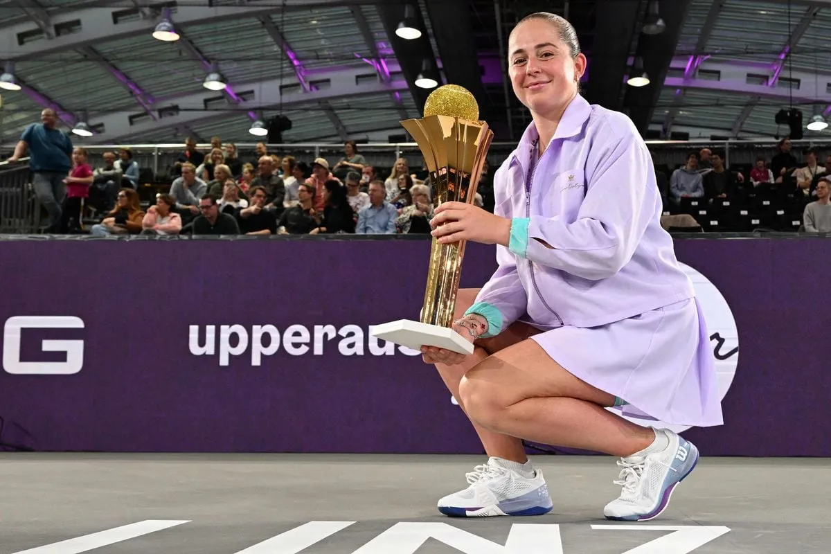 Jelena Ostapenko vô địch giải quần vợt Linz mở rộng - Ảnh 1.