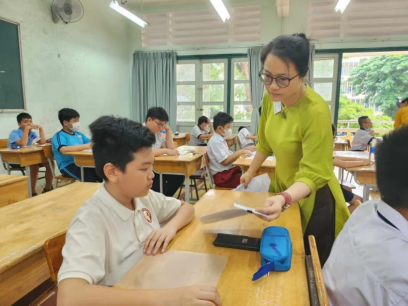 Lịch thi lớp 6 trường THCS chất lượng cao H&agrave; Nội: Dồn dập đầu th&aacute;ng 6 - Ảnh 1.