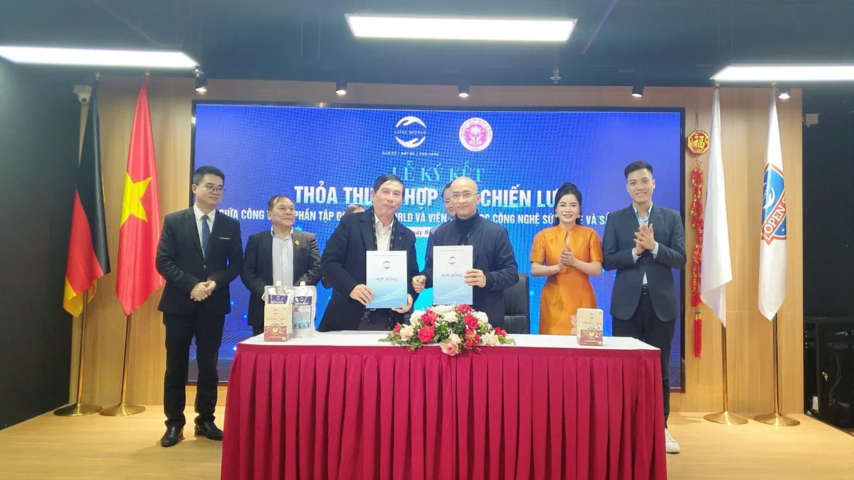 Love World k&yacute; kết hợp t&aacute;c chiến lược với Viện Khoa học C&ocirc;ng nghệ Sức khỏe & Sắc đẹp Việt (VISTEB) - Ảnh 1.