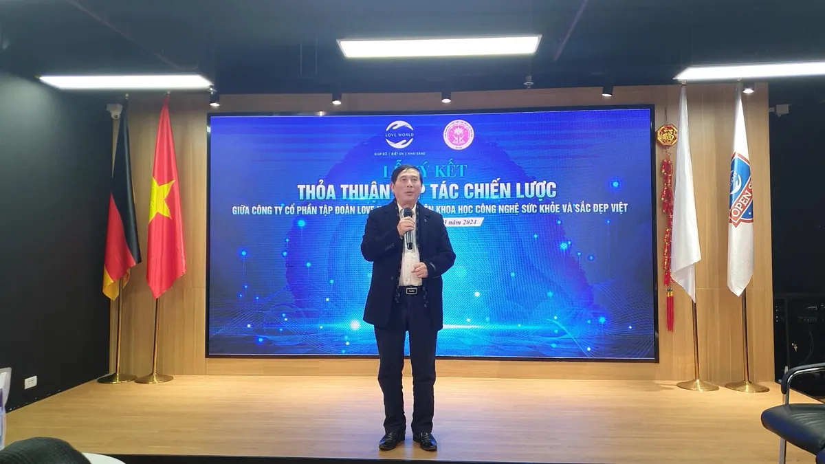 Love World k&yacute; kết hợp t&aacute;c chiến lược với Viện Khoa học C&ocirc;ng nghệ Sức khỏe & Sắc đẹp Việt (VISTEB) - Ảnh 2.