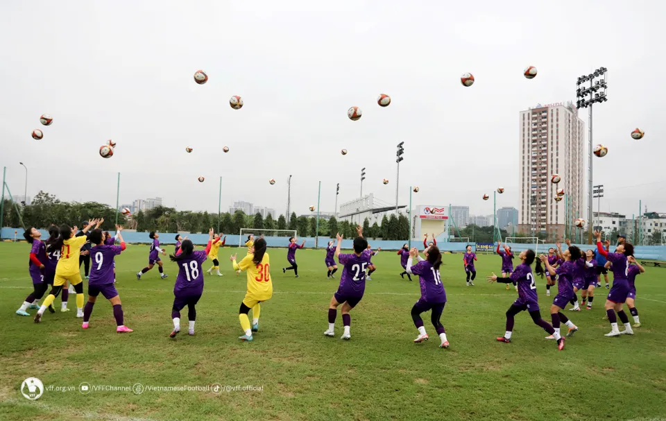 ĐT U16 nữ Việt Nam tập trung chuẩn bị thi đấu giao hữu quốc tế - Ảnh 4. ĐT U16 nữ Việt Nam tập trung chuẩn bị thi đấu giao hữu quốc tế - Ảnh 4.