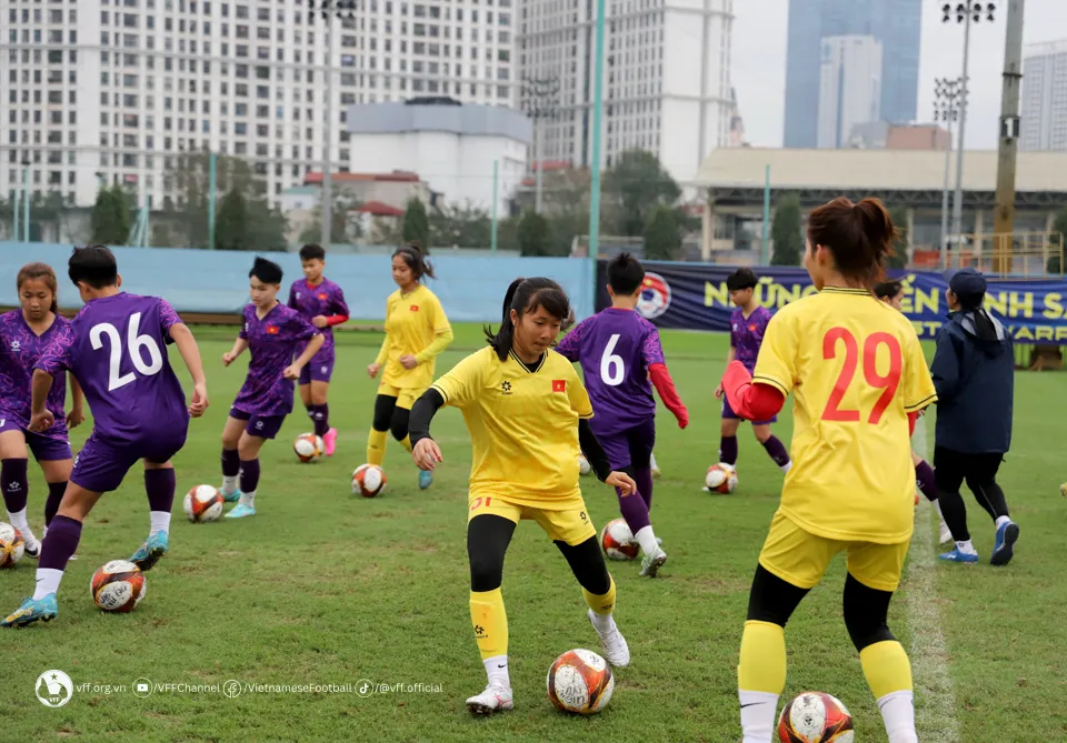 ĐT U16 nữ Việt Nam tập trung chuẩn bị thi đấu giao hữu quốc tế - Ảnh 3. ĐT U16 nữ Việt Nam tập trung chuẩn bị thi đấu giao hữu quốc tế - Ảnh 3.