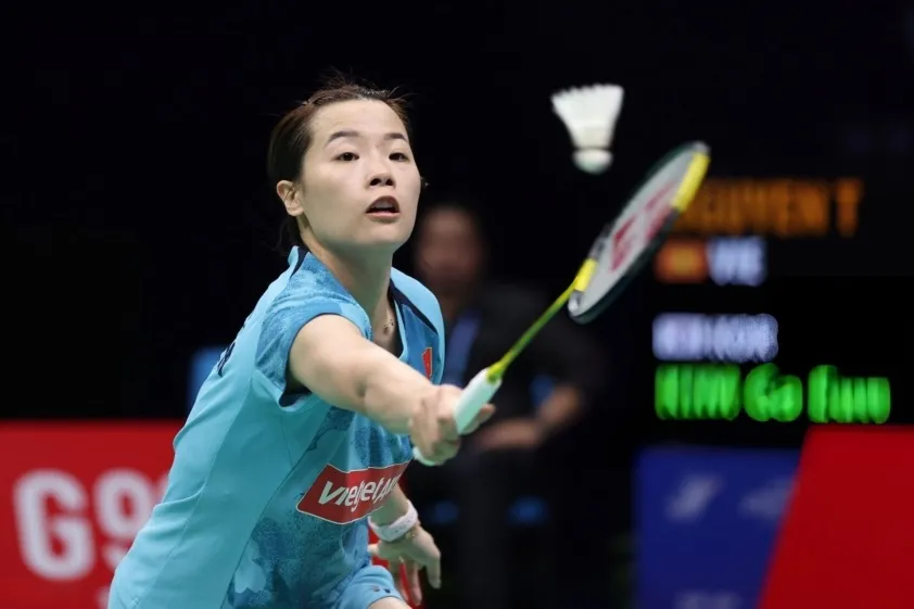 Nguyễn Th&ugrave;y Linh v&agrave;o chung kết giải cầu l&ocirc;ng Đức mở rộng 2024 - Ảnh 2.
