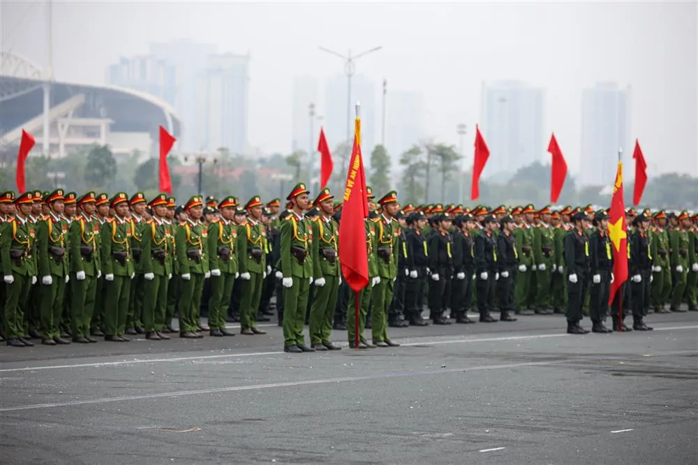 Hơn 5.000 chiến sĩ Cảnh sát cơ động tham gia tổng duyệt Lễ kỷ niệm 50 năm ngày truyền thống - Ảnh 3.