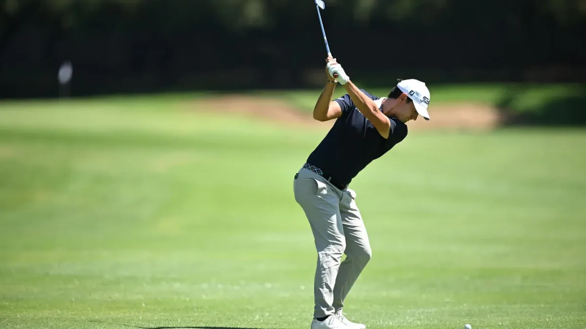 Matteo Manassero dẫn đầu sau v&ograve;ng 2 giải golf Johnson Workwear mở rộng - Ảnh 1.