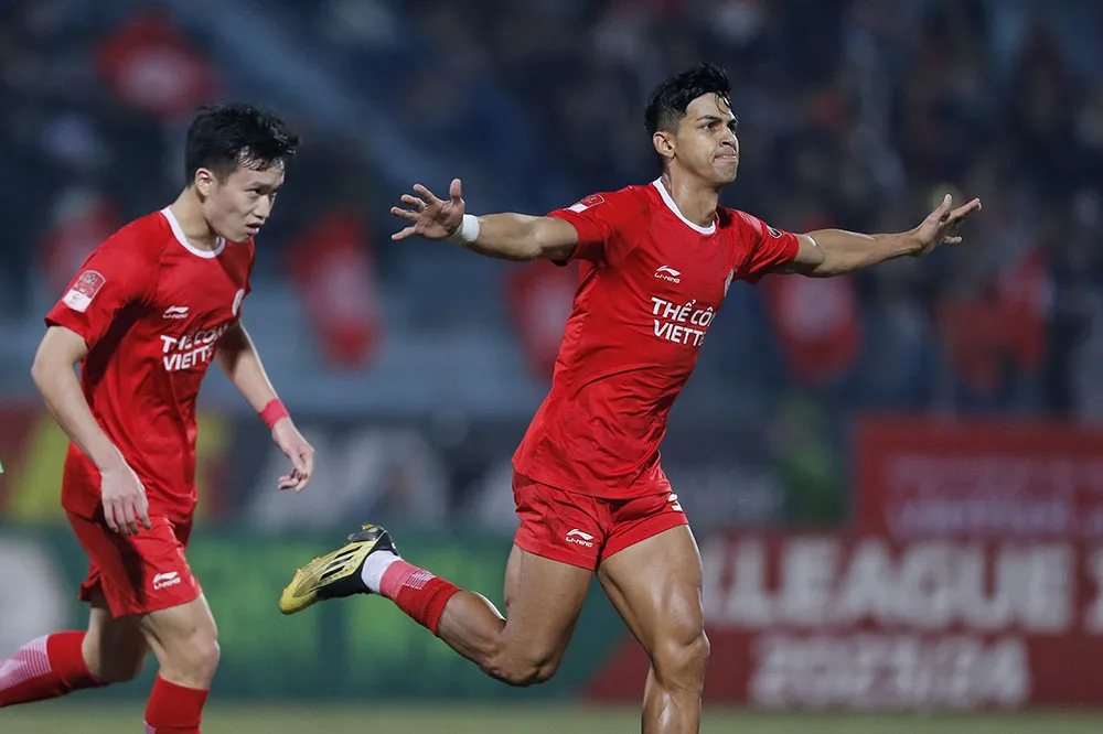 Vòng 13 V.League 2023/24 | Thể Công Viettel giành chiến thắng quan trọng - Ảnh 1. Vòng 13 V.League 2023/24 | Thể Công Viettel giành chiến thắng quan trọng - Ảnh 1.