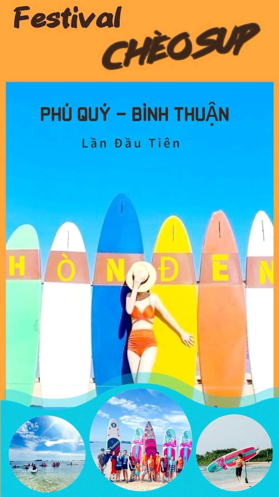 Phú Quý lần đầu tổ chức lễ hội chèo Sup - Ảnh 1.