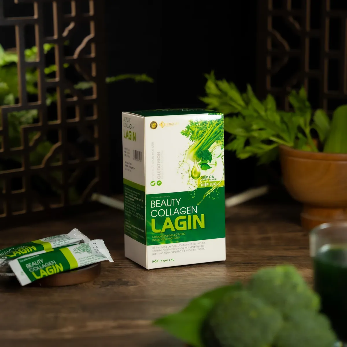 Trẻ hoá làn da nhờ sử dụng Beauty Collagen Lagin kết hợp với rau xanh - Ảnh 5.