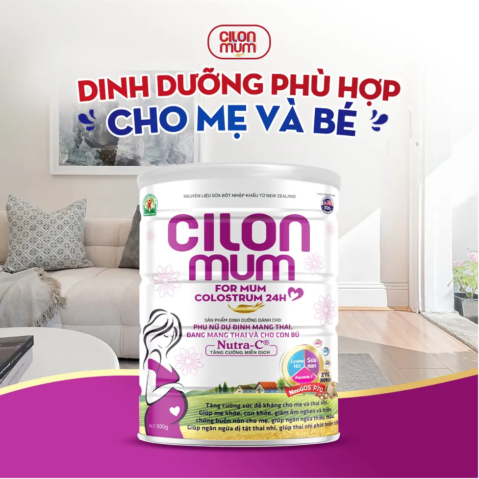 TPBS Cilonmum for mum colostrum 24h &ndash; Bổ sung dinh dưỡng tốt để c&oacute; thai kỳ khỏe mạnh - Ảnh 1.
