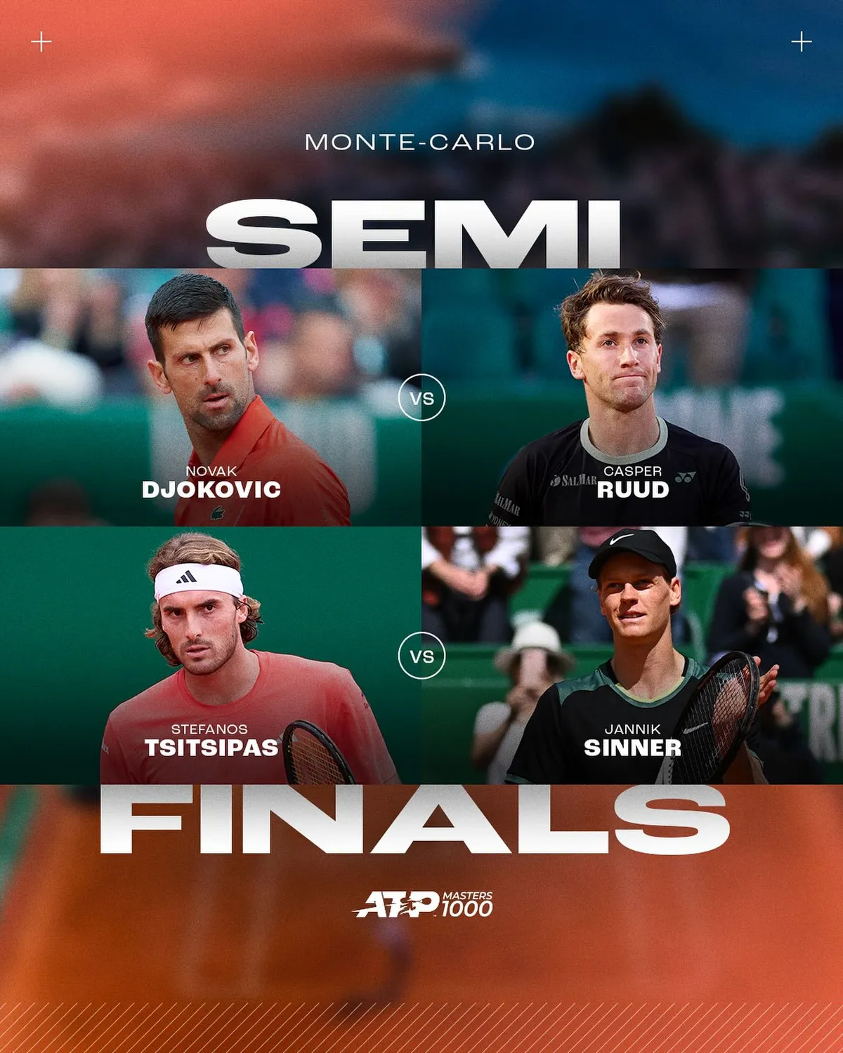 Novak Djokovic vào bán kết Monte Carlo Masters 2024 - Ảnh 4. Novak Djokovic vào bán kết Monte Carlo Masters 2024 - Ảnh 4.