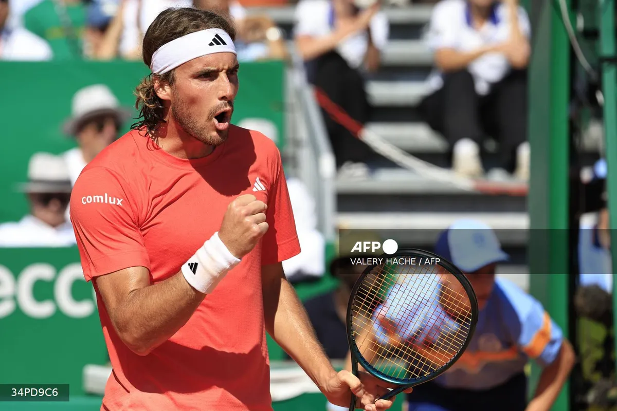 Stefanos Tsitsipas vô địch Monte Carlo Masters 2024 - Ảnh 1. Stefanos Tsitsipas vô địch Monte Carlo Masters 2024 - Ảnh 1.