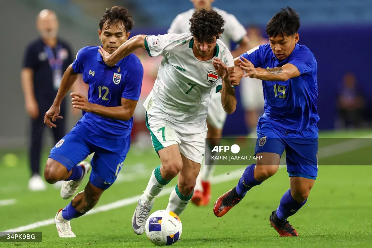 U23 Thái Lan tạo bất ngờ khi thắng U23 Iraq 2-0 - Ảnh 3. U23 Thái Lan tạo bất ngờ khi thắng U23 Iraq 2-0 - Ảnh 3.