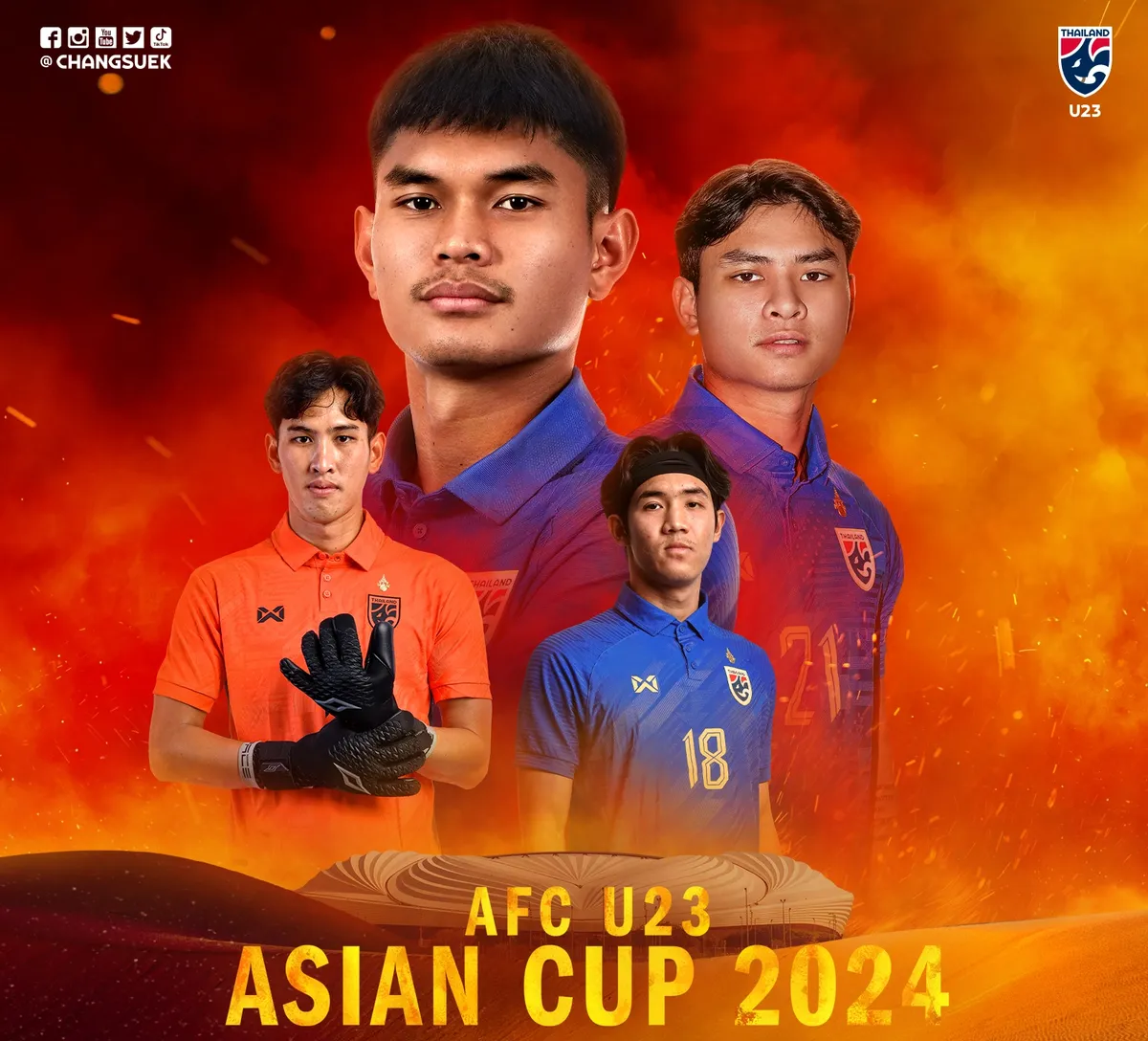U23 Iraq vs U23 Thái Lan: Voi chiến ra trận (22h30 ngày 16/4, trực tiếp VTV5 Tây Nam Bộ) - Ảnh 1. U23 Iraq vs U23 Thái Lan: Voi chiến ra trận (22h30 ngày 16/4, trực tiếp VTV5 Tây Nam Bộ) - Ảnh 1.