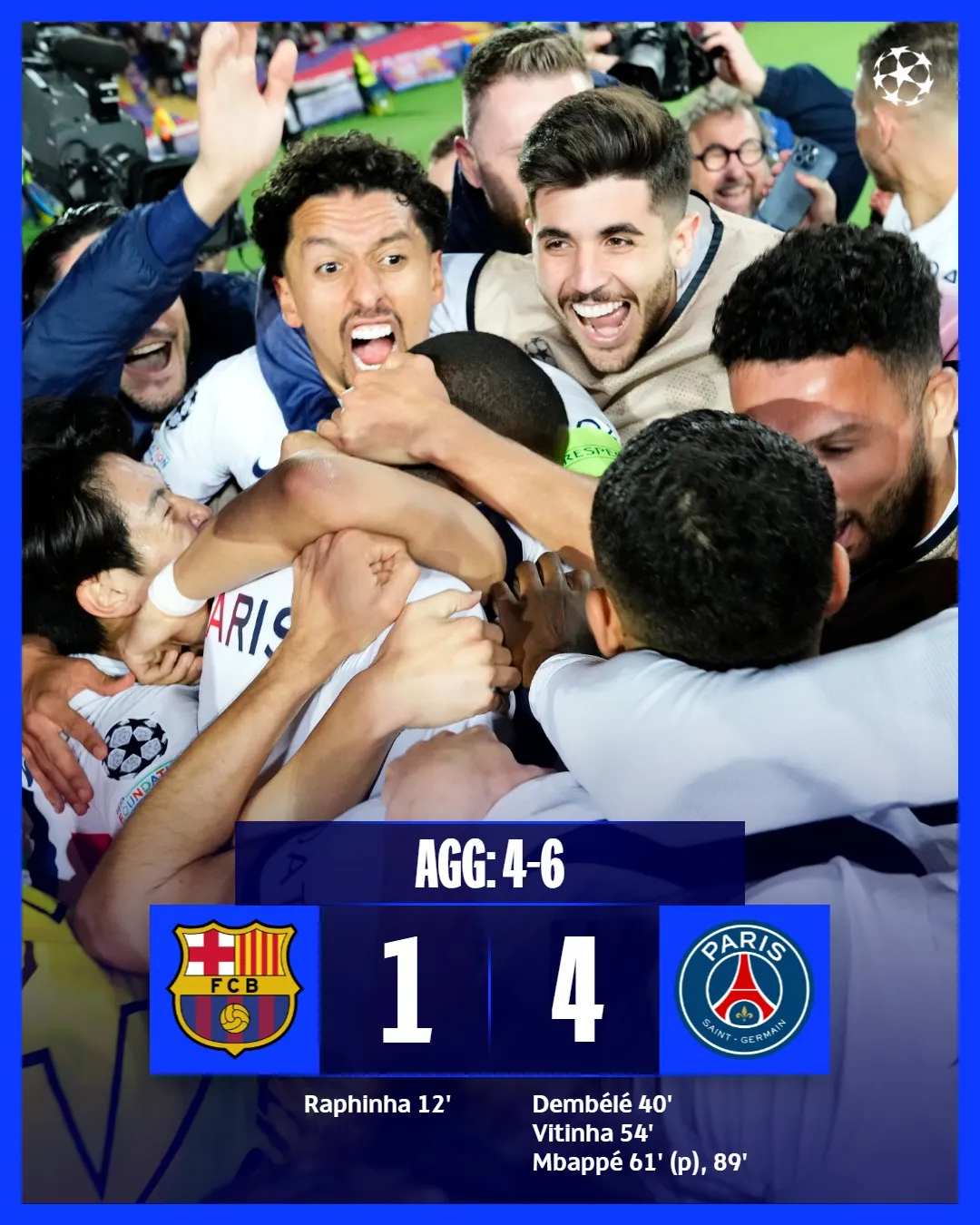 Paris Saint Germain và Dortmund vào bán kết UEFA Champions League - Ảnh 5. Paris Saint Germain và Dortmund vào bán kết UEFA Champions League - Ảnh 5.