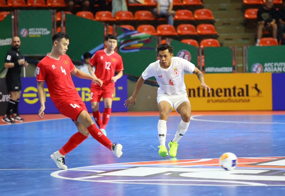 Đội trưởng Phạm Đức Hoà (ĐT Futsal Việt Nam): “Trung Quốc có sự tiến bộ nhanh chóng” - Ảnh 1. Đội trưởng Phạm Đức Hoà (ĐT Futsal Việt Nam): “Trung Quốc có sự tiến bộ nhanh chóng” - Ảnh 1.