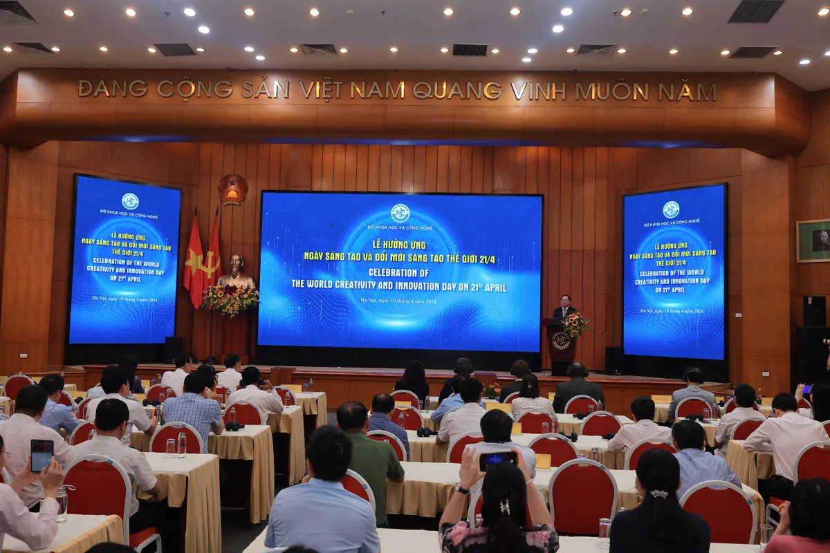Việt Nam hưởng ứng Ng&agrave;y S&aacute;ng tạo v&agrave; Đổi mới s&aacute;ng tạo thế giới năm 2024  - Ảnh 1.