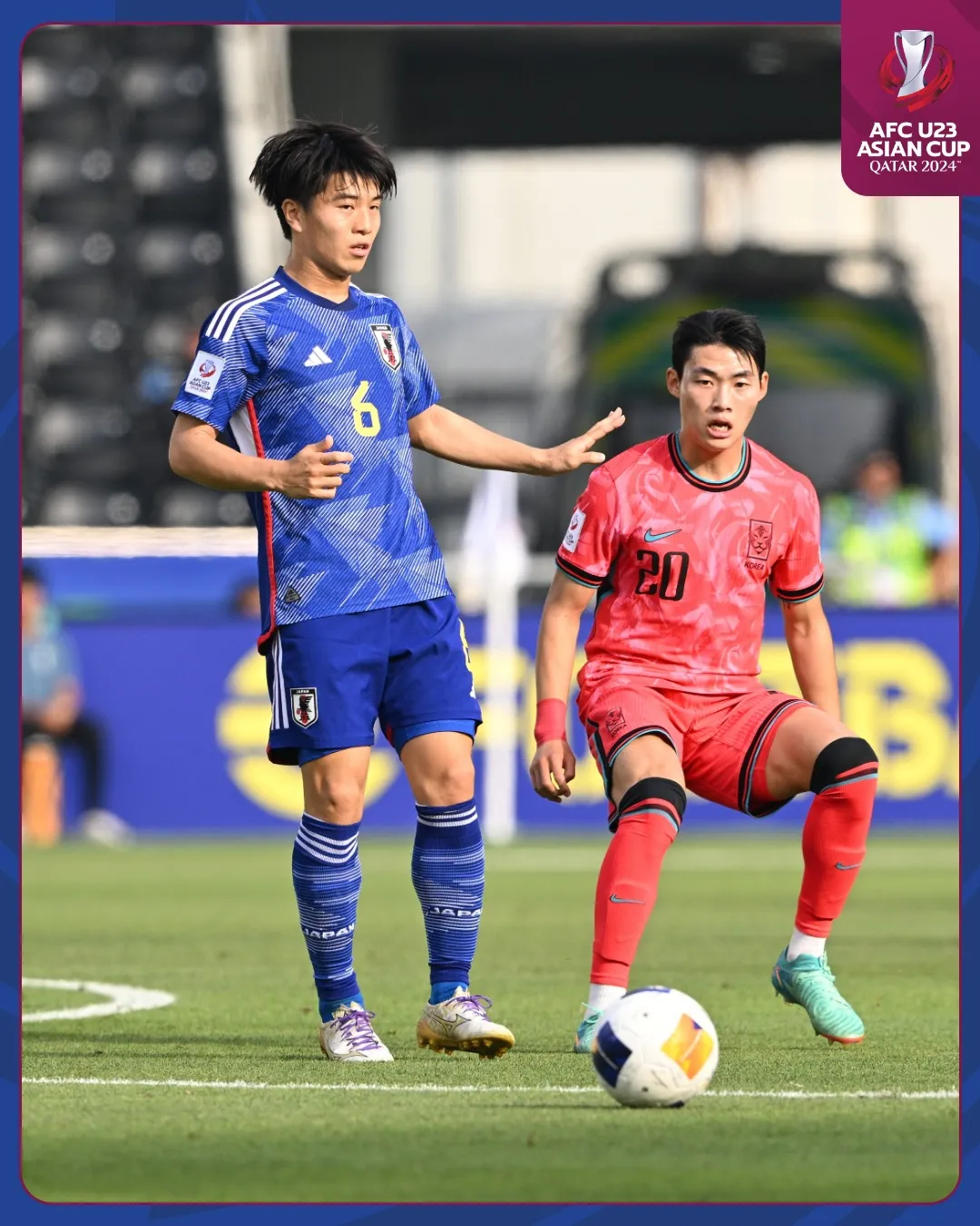 Thắng tối thiểu U23 Nhật Bản, U23 Hàn Quốc giành ngôi nhất bảng B - Ảnh 4. Thắng tối thiểu U23 Nhật Bản, U23 Hàn Quốc giành ngôi nhất bảng B - Ảnh 4.