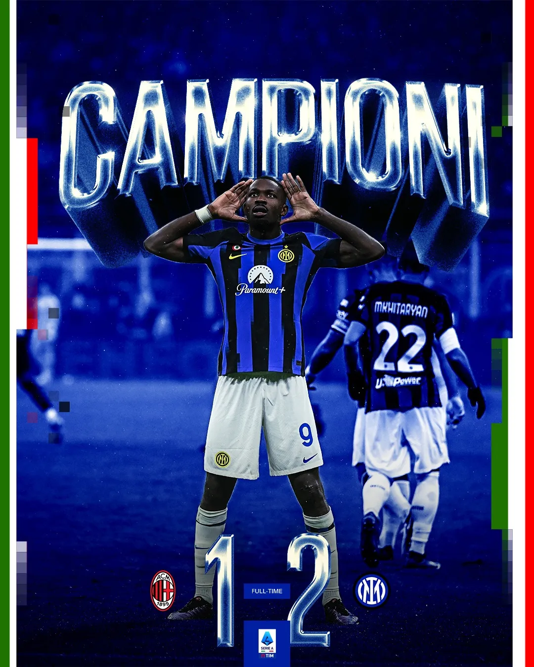 Đánh bại AC Milan, Inter Milan lên ngôi vô địch Serie A sớm 5 vòng đấu - Ảnh 1. Đánh bại AC Milan, Inter Milan lên ngôi vô địch Serie A sớm 5 vòng đấu - Ảnh 1.