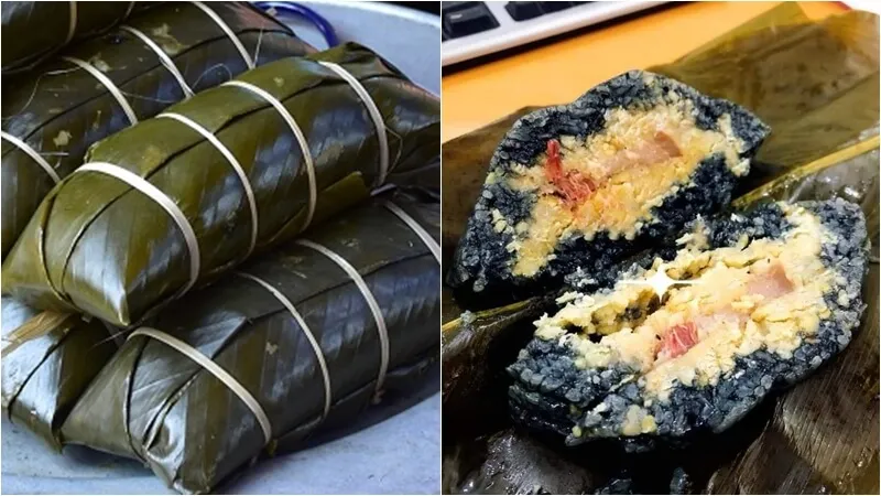Bánh chưng đen - món ăn không thể thiếu trong dịp Tết cổ truyền của dân tộc Tày - Ảnh 1. Bánh chưng đen - món ăn không thể thiếu trong dịp Tết cổ truyền của dân tộc Tày - Ảnh 1.