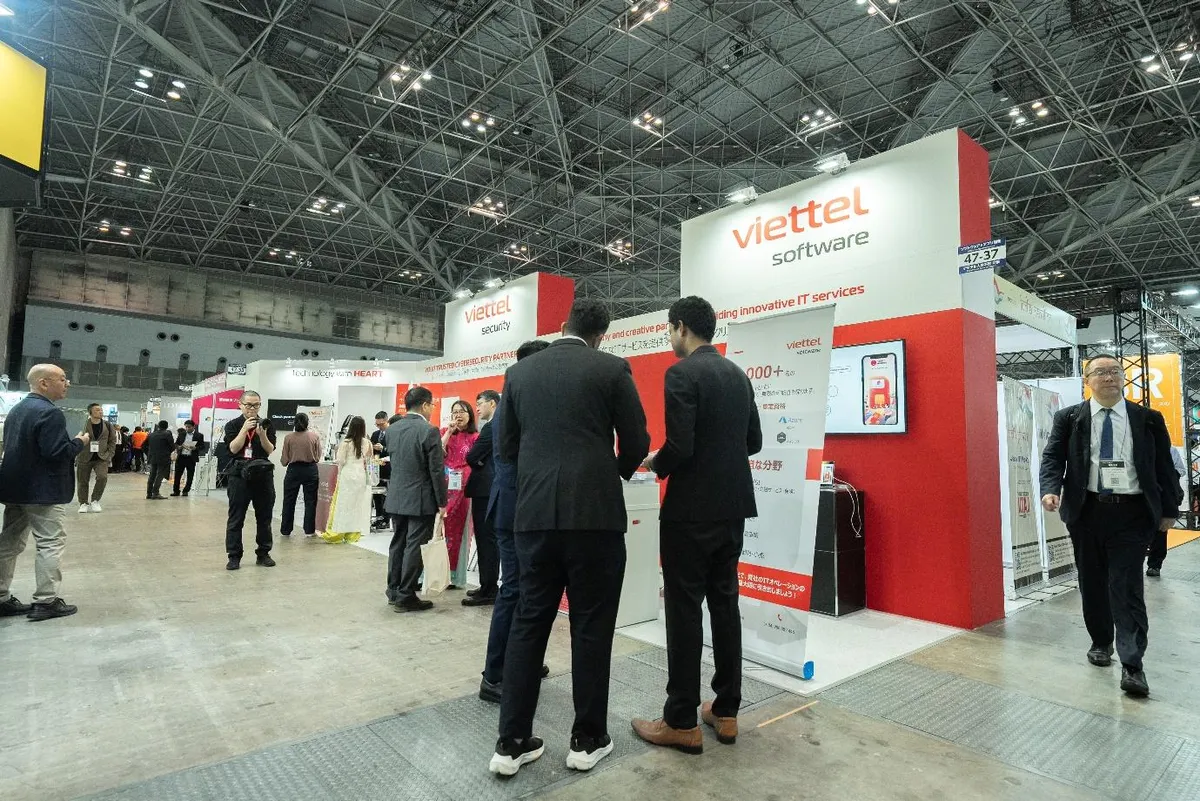 Viettel Software lần đầu tiên tham dự triển lãm CNTT lớn nhất Nhật Bản - Ảnh 1.