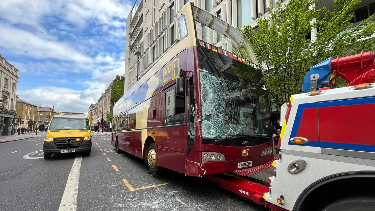 Ngựa kỵ binh Ho&agrave;ng gia Anh chạy loạn ở London khiến 4 người bị thương - Ảnh 3.