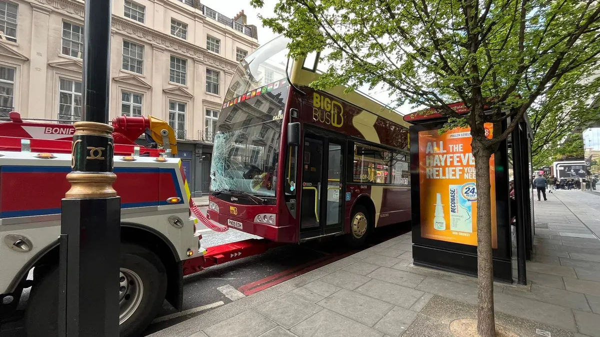 Ngựa kỵ binh Ho&agrave;ng gia Anh chạy loạn ở London khiến 4 người bị thương - Ảnh 4.