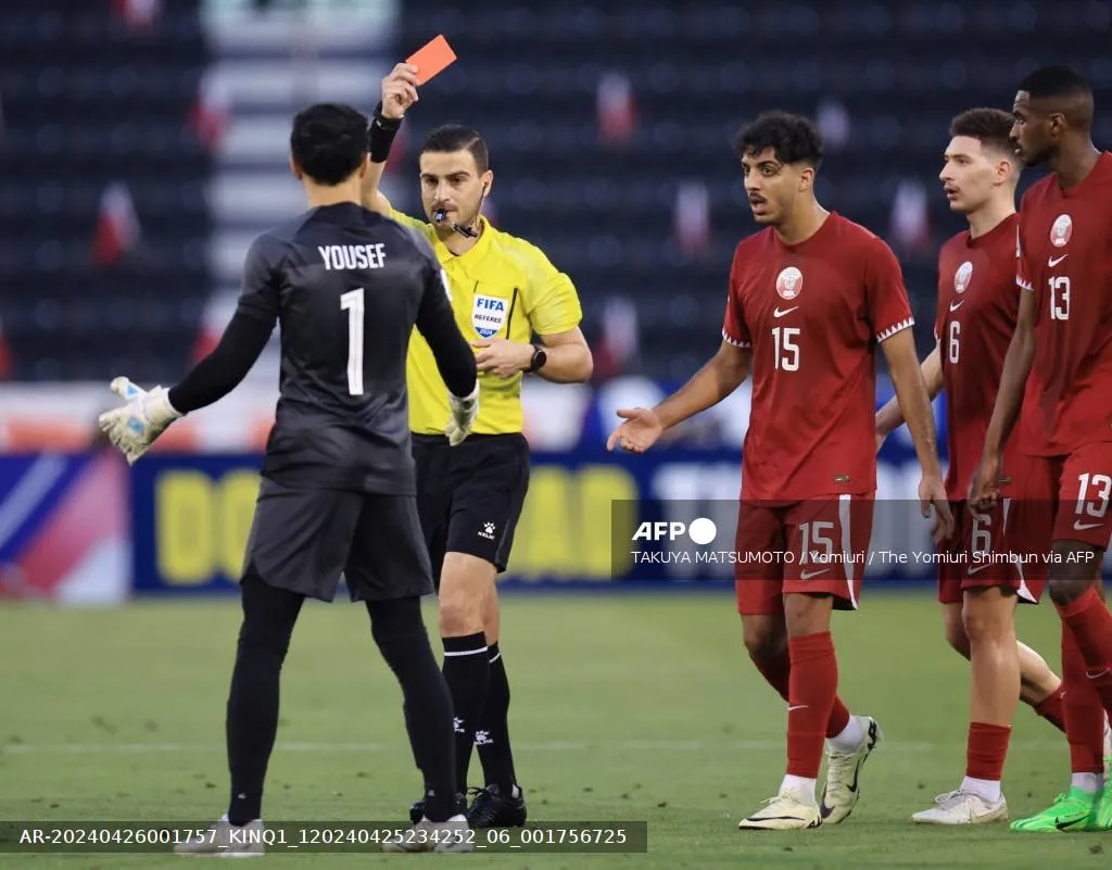 Vượt qua U23 Qatar, U23 Nhật Bản góp mặt ở bán kết U23 châu Á - Ảnh 1. Vượt qua U23 Qatar, U23 Nhật Bản góp mặt ở bán kết U23 châu Á - Ảnh 1.