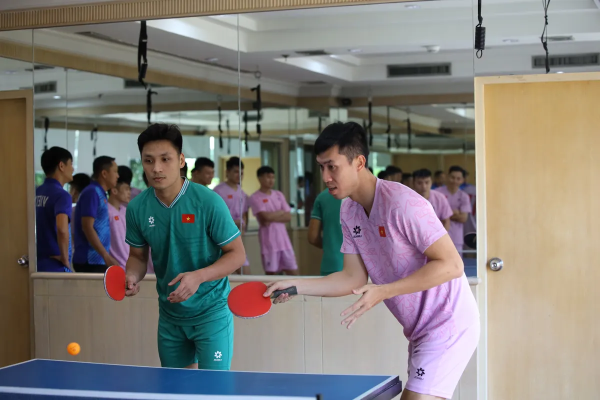 ĐT futsal Việt Nam sẵn sàng cho trận play-off - Ảnh 1.