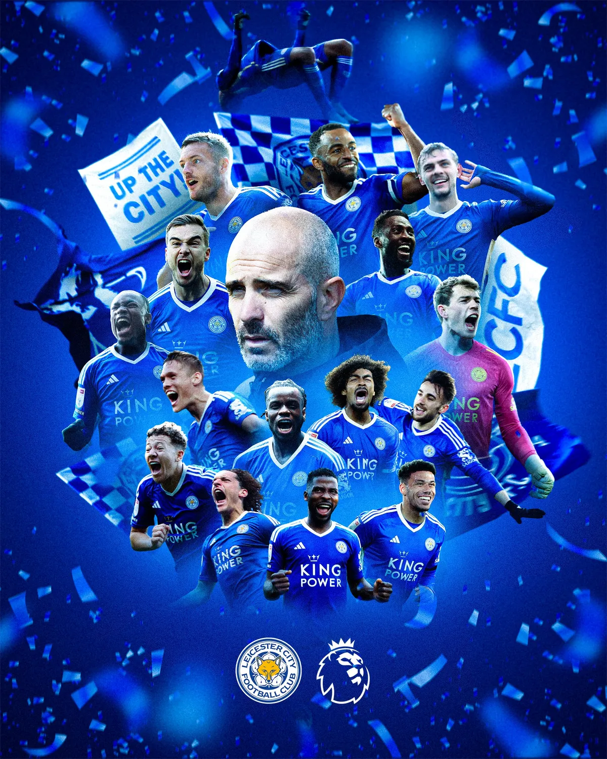 Leicester City trở lại Ngoại hạng Anh sau 1 năm vắng bóng - Ảnh 1. Leicester City trở lại Ngoại hạng Anh sau 1 năm vắng bóng - Ảnh 1.