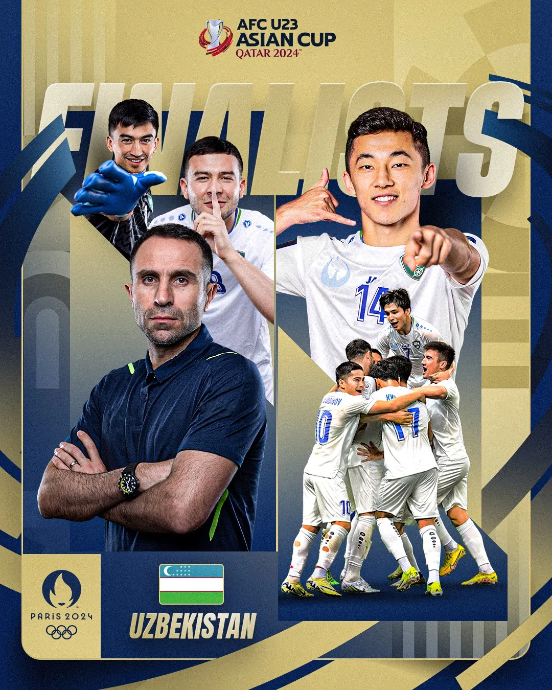 U23 Uzbekistan vào chung kết U23 châu Á 2024 - Ảnh 6. U23 Uzbekistan vào chung kết U23 châu Á 2024 - Ảnh 6.