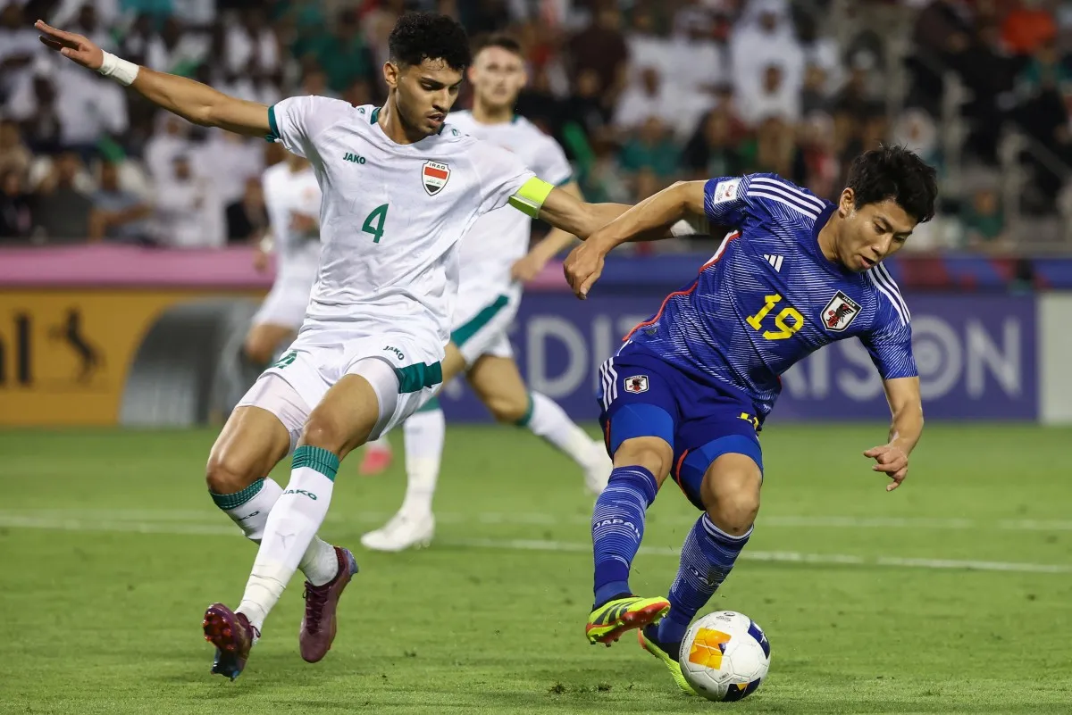 Vượt qua U23 Iraq, U23 Nhật Bản vào chung kết U23 châu Á 2024 - Ảnh 1. Vượt qua U23 Iraq, U23 Nhật Bản vào chung kết U23 châu Á 2024 - Ảnh 1.