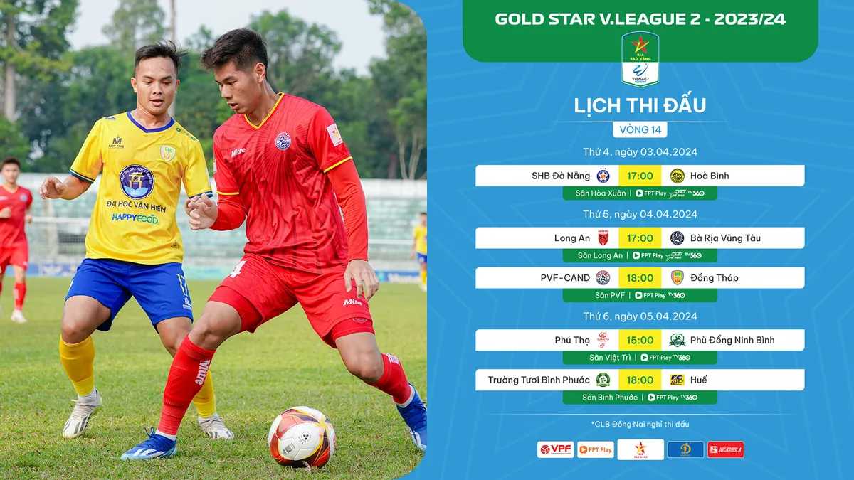 Trước vòng 14 hạng Nhất Quốc gia 2023/24 | Tách tốp - Ảnh 1. Trước vòng 14 hạng Nhất Quốc gia 2023/24 | Tách tốp - Ảnh 1.