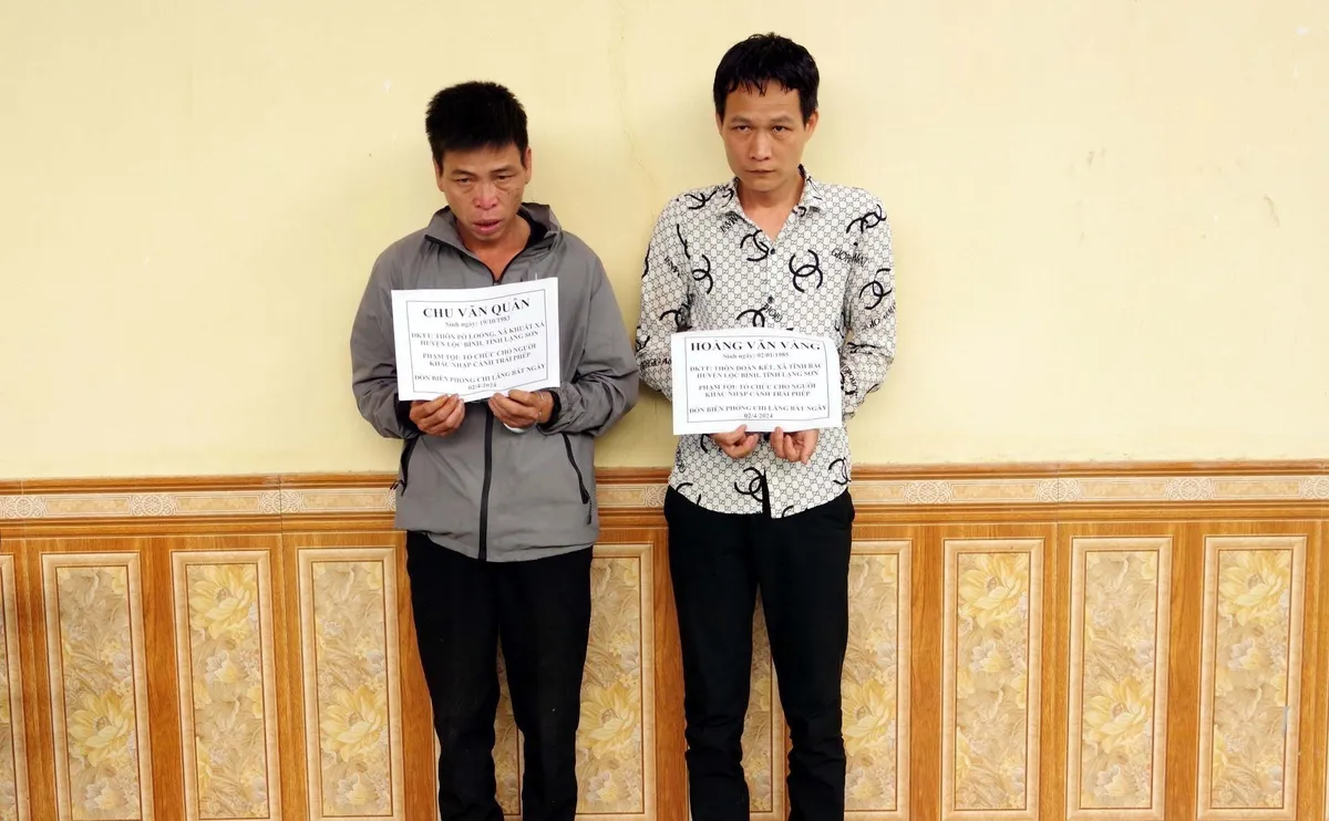 Lạng Sơn: Bắt giữ các đối tượng tổ chức cho người nước ngoài nhập cảnh trái phép - Ảnh 1.