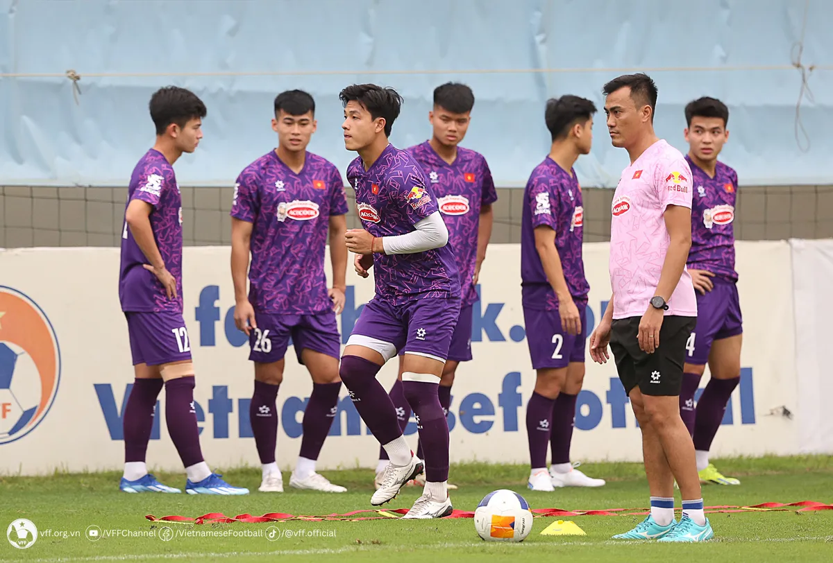 U23 Việt Nam đặt mục tiêu tiến xa tại VCK U23 châu Á 2024 - Ảnh 1. U23 Việt Nam đặt mục tiêu tiến xa tại VCK U23 châu Á 2024 - Ảnh 1.